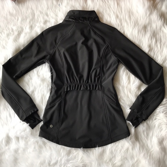 lululemon jacket with ruffle on back